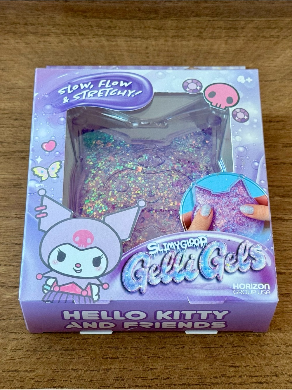 Hello Kitty & Friends - Kuromi Purple Glitter | Slimygloop Gelli Gels